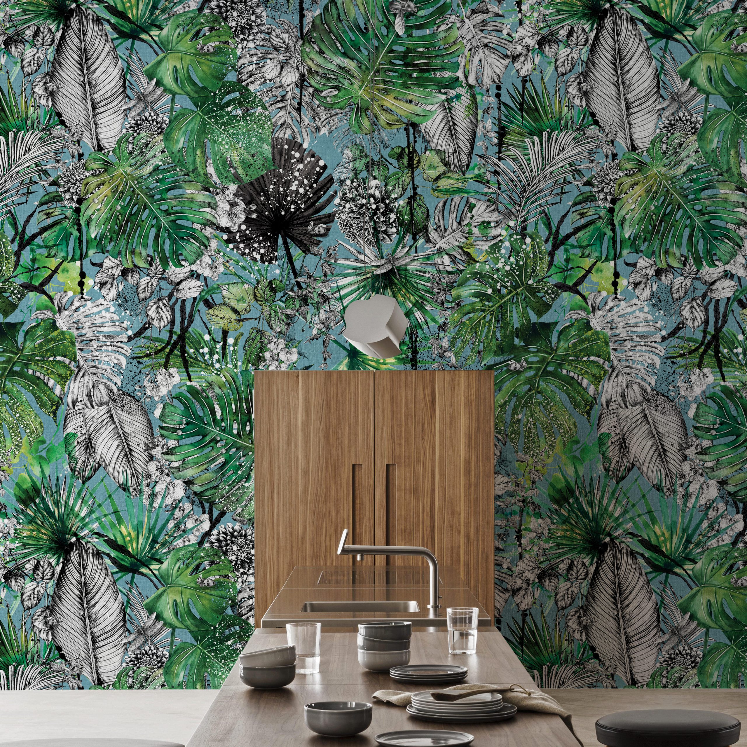 Leopard, Stunning Art Deco Inspired Wallpaper • Milton & King