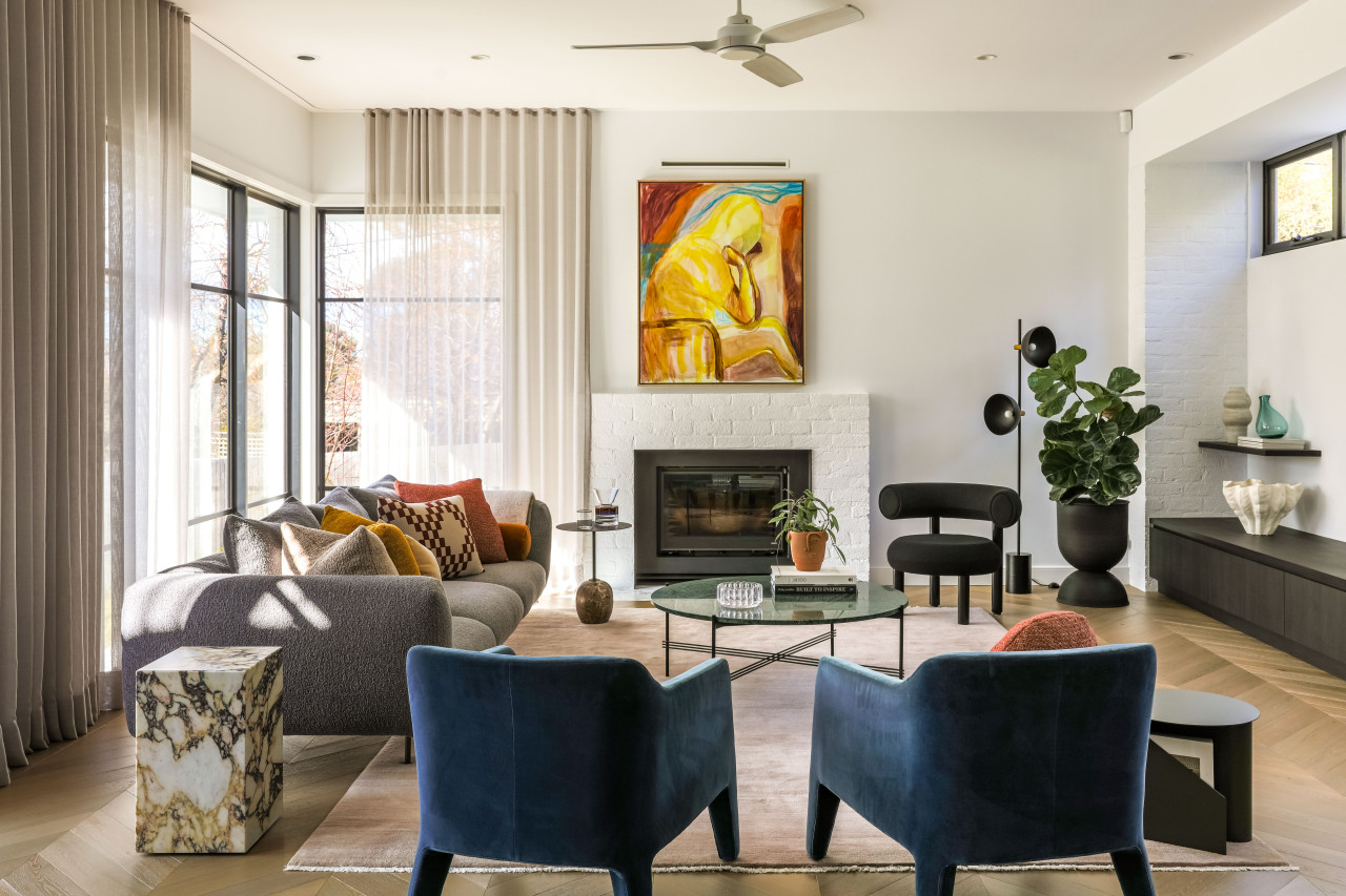 Eclectic furniture and art brings life to Canberra new build - The ...