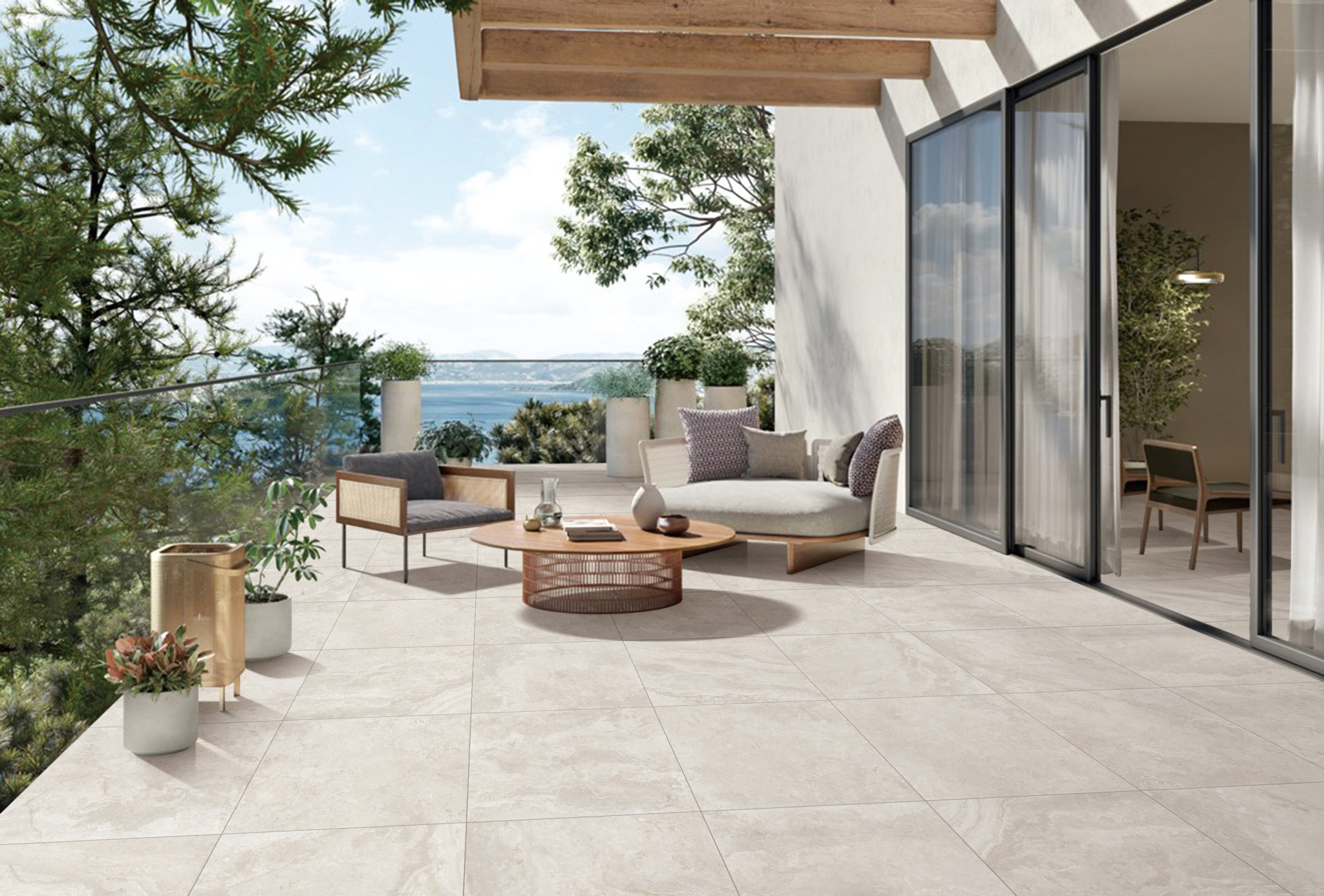 Beaumont Tiles 2024 Tile Of The Year Embraces Travertine The   Beaumont Tiles Pompeii Avorio CB Porc Paver 2048x1386 