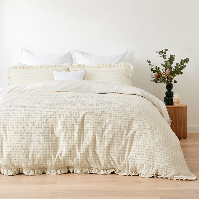 Kmart gingham bed cover