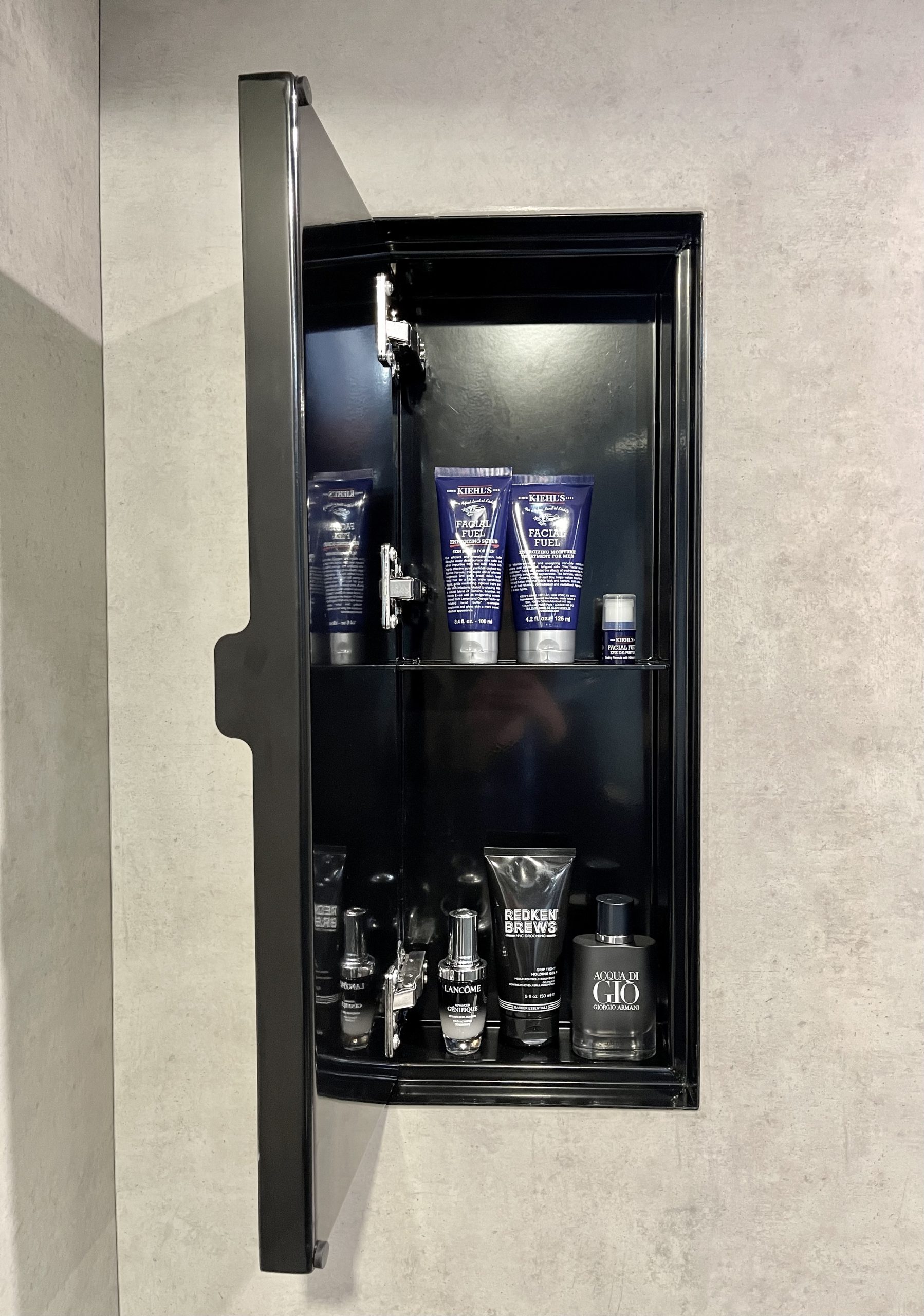 A new alternative to shower niches Hideaway Shower The