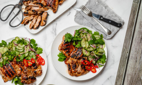 Miso Honey Chicken with Pickled Cucumber_L_Web