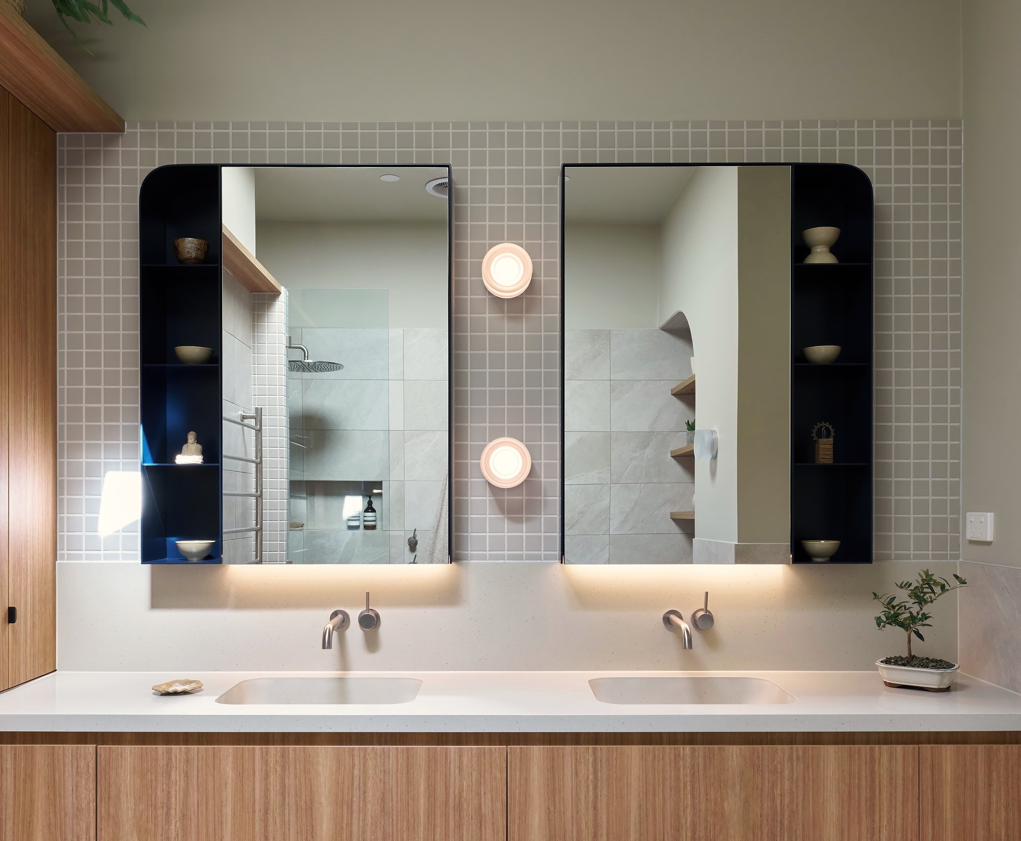 A spa-like bathroom and a bold powder room for Northcote home - The ...