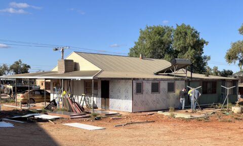 Overview of kinspan on house